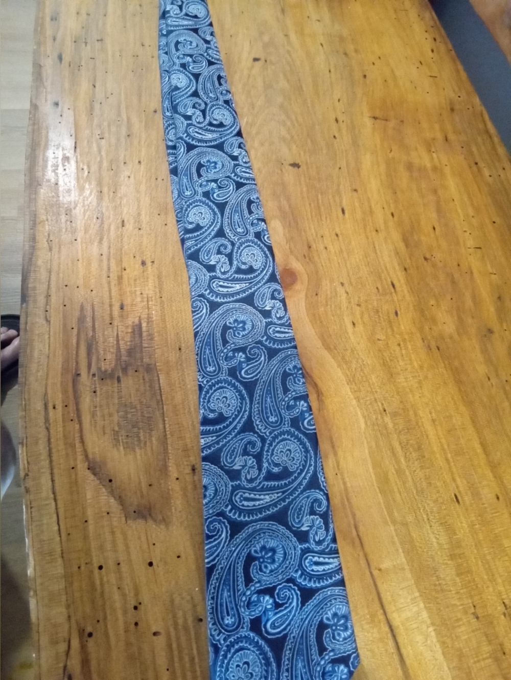 Croft & Barrow Classic Men's Paisley Navy Blue Necktie